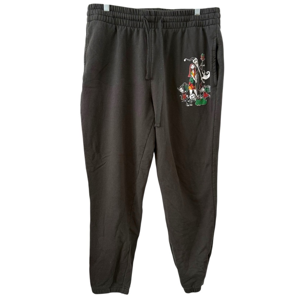 Disney The Nightmare Before Christmas Graphic Jogger Sweatpants Size Large